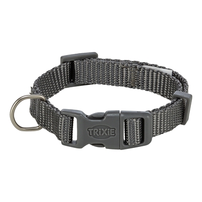 Trixie Halsband Hond Premium Grafiet Grijs 25-40x1.5 cm