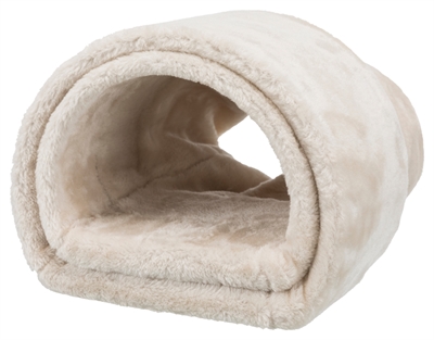 Trixie Speeltunnel Konijn / Cavia Pluche Beige 80x27x21 cm