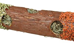 Trixie Tunnelbuis Met Hooi En Hibiscusbloesem / Wortel / Erwt 30x9x9 cm 35 gr