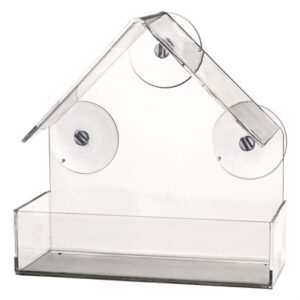 Trixie Raamvoederhuis Transparant 15x6x15 cm 225 ml