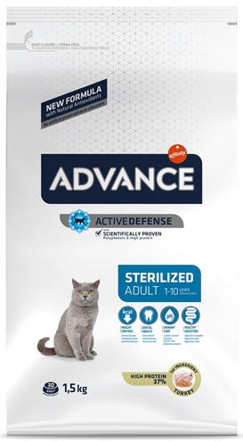 Advance Cat Sterilized Turkey 1.5 kg
