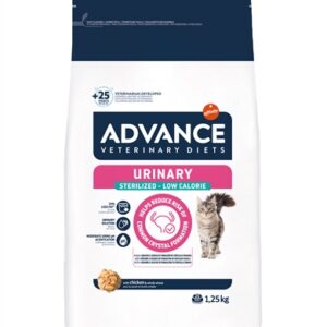 Advance Veterinary Diet Cat Urinary Sterilized Minder Calorieën 1.25 kg