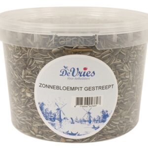 DE Vries Zonnebloempit Gestreept 1.3 kg