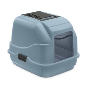 Imac Kattenbak Easy Cat 2nd Life Gerecycled Blauw 50x40x40 cm