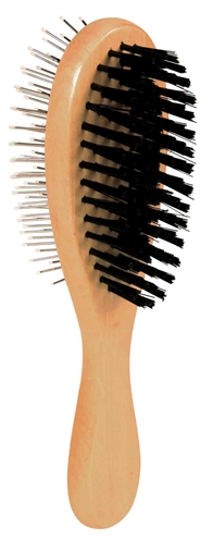 Trixie Borstel Dubbelzijdig Hout 21x6 cm 2 st