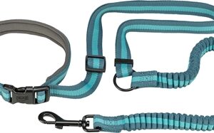 Trixie Hondenriem Jogginglijn Petrol / Aqua 133-180x2 cm