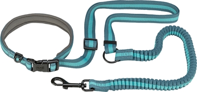 Trixie Hondenriem Jogginglijn Petrol / Aqua 133-180x2 cm