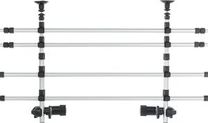 Trixie Autorek Zilver / Zwart 105-172x46-60 cm