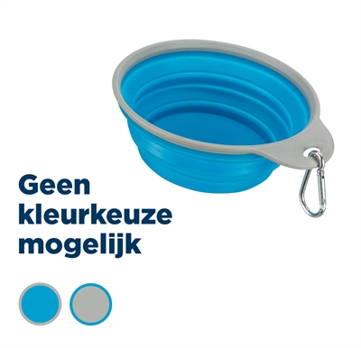 Trixie Voerbak / Drinkbak Reis Stevige Rand Siliconen Assorti 500 ml 14 cm