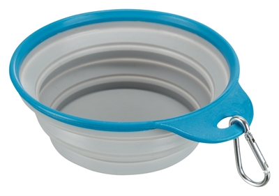 Trixie Voerbak / Drinkbak Reis Stevige Rand Siliconen Assorti 500 ml 14 cm