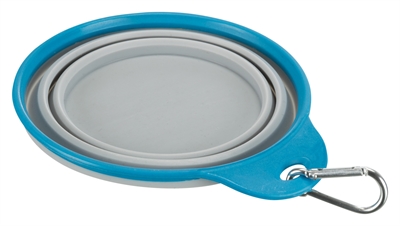 Trixie Voerbak / Drinkbak Reis Stevige Rand Siliconen Assorti 500 ml 14 cm