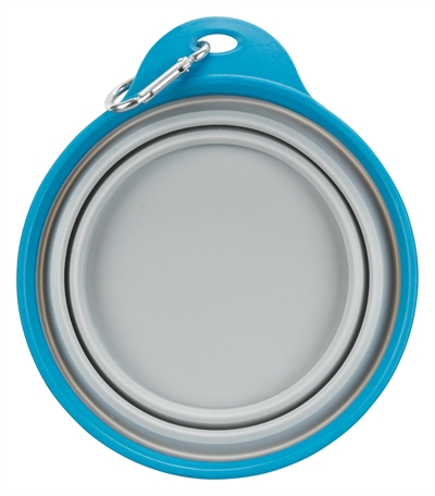 Trixie Voerbak / Drinkbak Reis Stevige Rand Siliconen Assorti 500 ml 14 cm