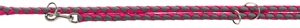 Trixie Hondenriem Cavo Verstelbaar Fuchsia / Grijs 200x1.8 cm