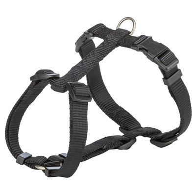 Trixie Hondentuig Premium H-Tuig Zwart 75-120x2.5 cm