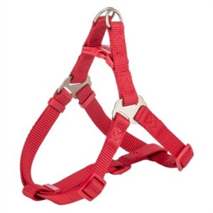 Trixie Hondentuig Premium One Touch Rood 80-100x2.5 cm