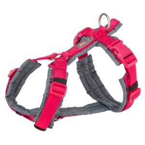 Trixie Hondentuig Premium Trekking Fuchsia / Grijs 80-97x2.5 cm