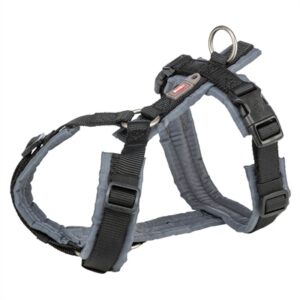 Trixie Hondentuig Premium Trekking Zwart / Grijs 80-97x2.5 cm