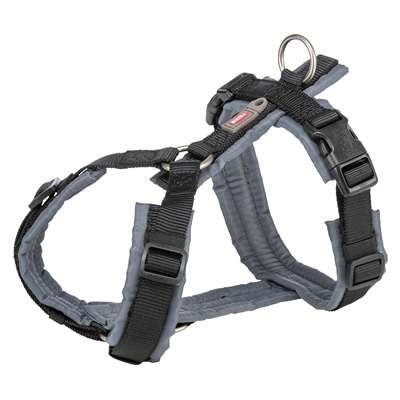 Trixie Hondentuig Premium Trekking Zwart / Grijs 80-97x2.5 cm