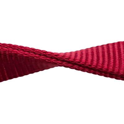 Trixie Hondenriem Premium Dubbelgestikt Verstelbaar Rood 200x1 cm