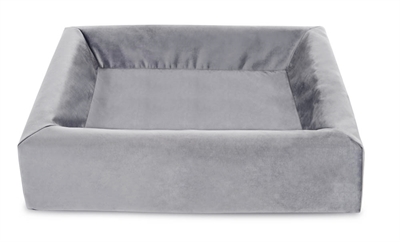 Bia Bed Royal Fluweel Hoes Voor Hondenmand Grijs Bia-50 60x50x12 cm