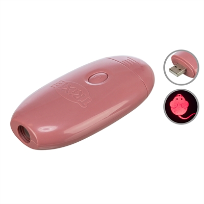 Trixie Laserspeelgoed Catch The Light Muis USB Oplaadbaar 8.5 cm 4 st