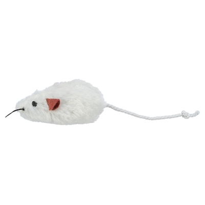 Trixie Pluche Muizen Langharig Assorti 9 cm 48 st