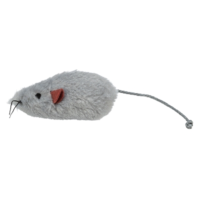Trixie Pluche Muizen Langharig Assorti 9 cm 48 st