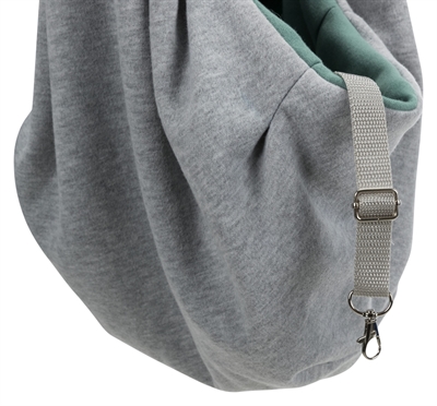 Trixie Junior Hondentas Buikdrager Lichtgrijs / Mintgroen 22x20x60 cm