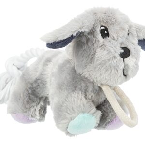Trixie Junior Pluche Hond Met Touw 24 cm 3st