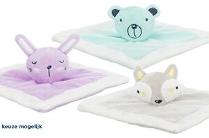 Trixie Junior Knuffeldoekje Pluche Assorti 20x20 cm