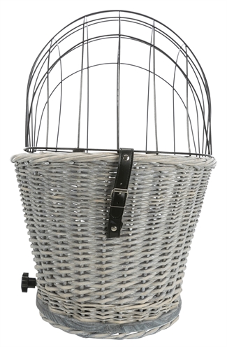 Trixie Fietsmand Bagagedrager Met Rooster Grijs 55x35x49 cm