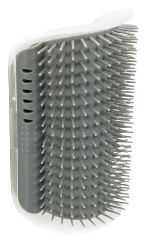 Trixie Massageborstel Muur Hoek Grijs 8x13 cm
