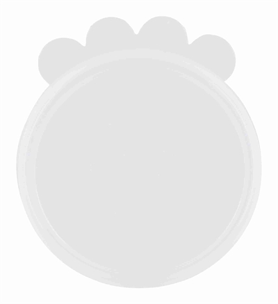 Trixie Deksel Voor Blik Silicone Transparant 10.6 cm 4 st