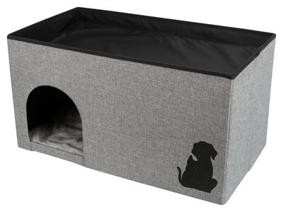 Trixie Kattenhuis Kimy Grijs 70x40x40 cm