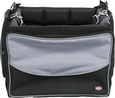 Trixie Fietsmand Voor Aan Stuur Nylon Zwart / Grijs 41x26x26 cm