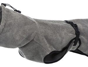 Trixie Badjas Hond Badstof Grijs 30 cm
