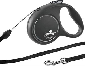 Flexi Rollijn Black Design Cord Zwart S 5 Mtr Tot 12 kg