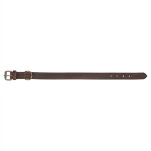 Trixie Halsband Hond Rustic Vetleer Donkerbruin 27-34x1.8 cm