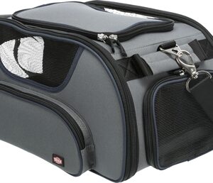 Trixie Hondentas Vliegtuigtas Wings Grijs / Zwart 46x28x23 cm