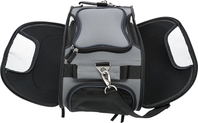 Trixie Hondentas Vliegtuigtas Wings Grijs / Zwart 46x28x23 cm
