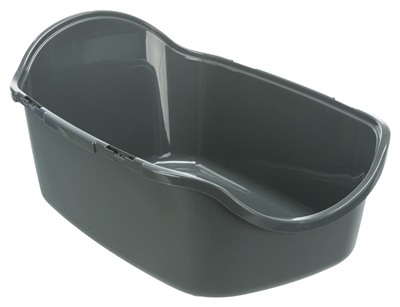 Trixie BE Eco Gerecycled Kattenbak Vico Met Kap Antraciet/Groen 56x40x40 cm