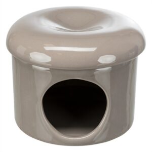 Trixie Speelhuis Muizen Met Deksel Keramiek Taupe 16x16x12 cm 3 st