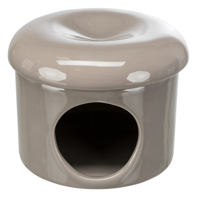 Trixie Speelhuis Muizen Met Deksel Keramiek Taupe 16x16x12 cm 3 st