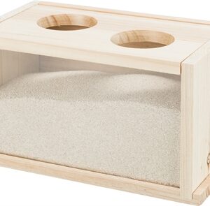 Trixie Zandbad Voor Muizen / Hamsters Hout 20x12x12 cm