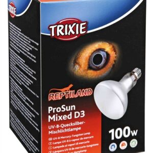 Trixie Reptiland Prosun Mixed D3 UV-B Lamp Zelfstartend 100 Watt 9.5x9.5x13 cm