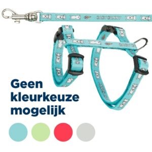 Trixie Konijnentuig Met Riem Baby Bunny Assorti 20-33x0.8+125 cm
