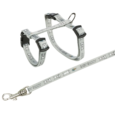 Trixie Konijnentuig Met Riem Baby Bunny Assorti 20-33x0.8+125 cm