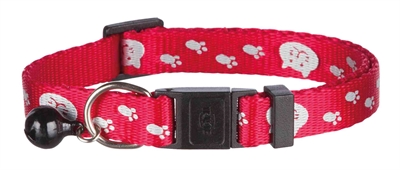Trixie Halsband Kat Safer Life Print Kat / Poot Assorti 4 st