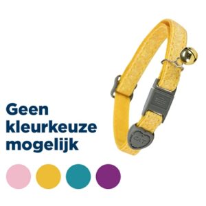 Trixie Halsband Kat Glitter Met Kunststof Sluiting Assorti 4 st