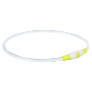 Trixie Lichtgevende Halsband USB Flash Light Oplaadbaar Tpu Groen 40x0.8 cm